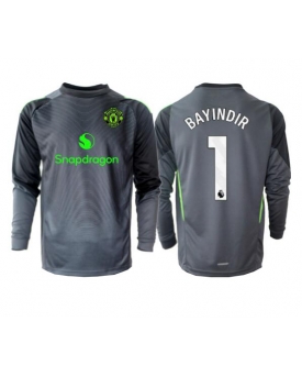 Manchester United Altay Bayindir #1 Portiere Maglia Gara Trasferta Repliche 2025-26 Maniche Lunghe